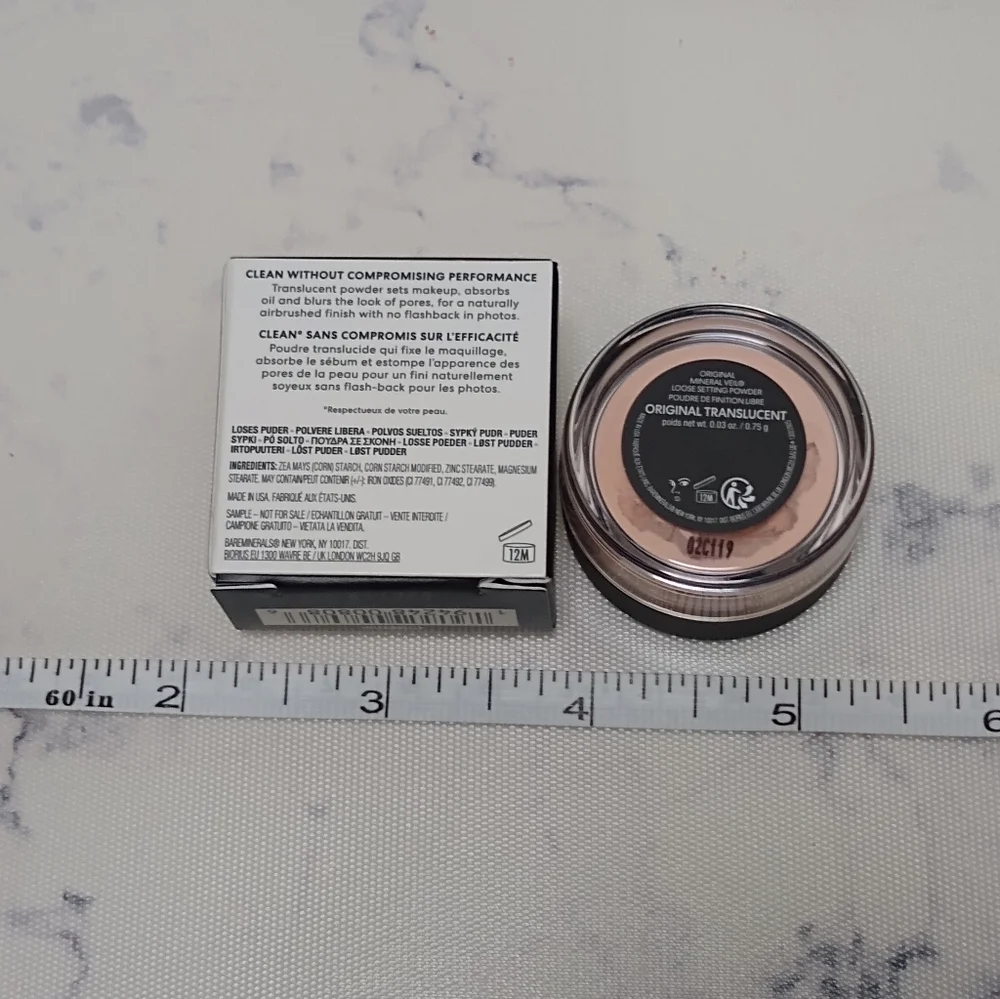 bareMinerals Original Mineral Veil Loose Setting Powder Mini Travel Size .03 Oz